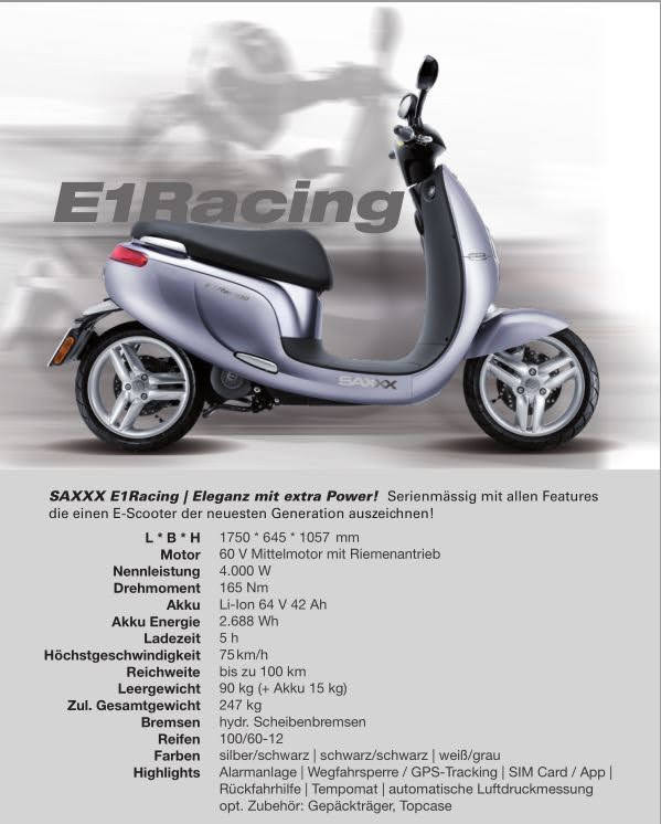 SAXXX E1 Racing